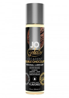 Лубрикант с ароматом шоколада JO GELATO DECADENT DOUBLE CHOCOLATE - 30 мл.