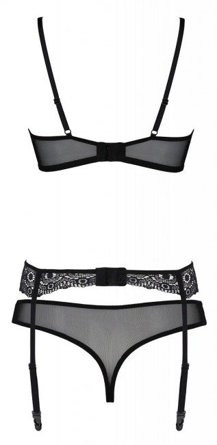 Эффектный комплект белья Zinnia с поясом для чулок Эффектный комплект белья Zinnia с поясом для чулок