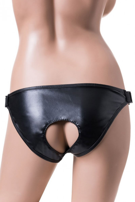 Черные трусики для страпона Domino Черные трусики для страпона Domino