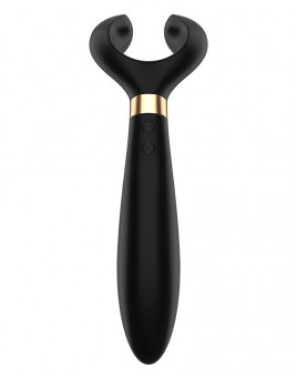 Чёрный вибромассажер для пар Satisfyer Endless Fun
