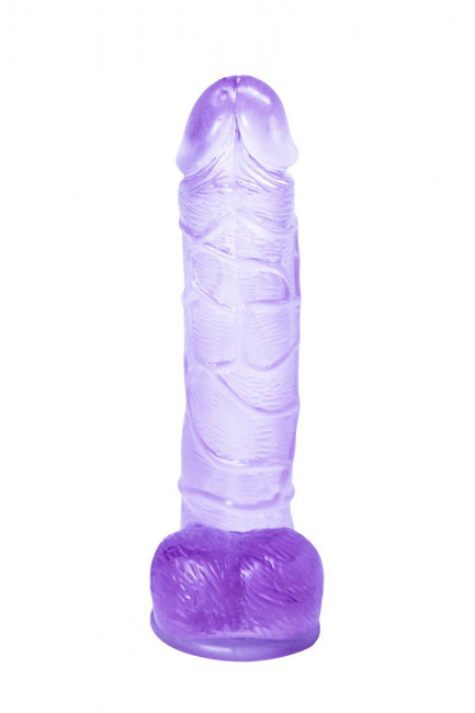 Фиолетовый фаллоимитатор Satellite - 21 см. Фиолетовый фаллоимитатор Satellite - 21 см.