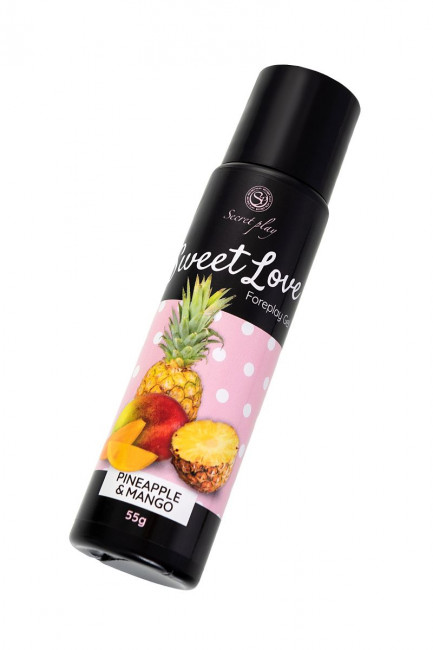 Разогревающий сливочный гель для сосков и интимных зон со вкусом манго и ананаса - 55 гр. Разогревающий сливочный гель для сосков и интимных зон со вкусом манго и ананаса - 55 гр.