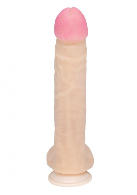 Большой фаллоимитатор из неоскин на присоске REAL Next №32 - 24,5 см. Большой фаллоимитатор из неоскин на присоске REAL Next №32 - 24,5 см.