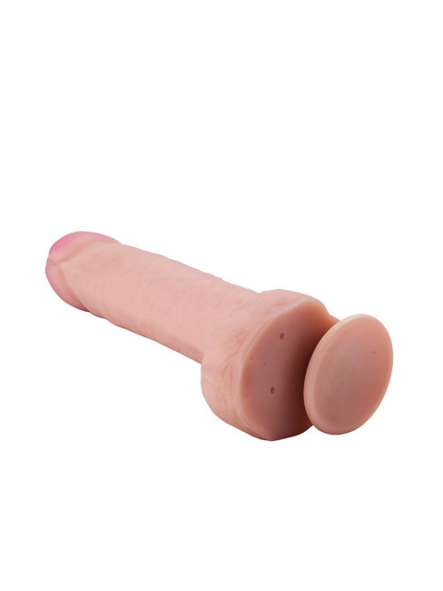 Большой фаллоимитатор из неоскин на присоске REAL Next №32 - 24,5 см. Большой фаллоимитатор из неоскин на присоске REAL Next №32 - 24,5 см.