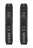 Черные поножи Restraint Ankle Cuff With Padlock