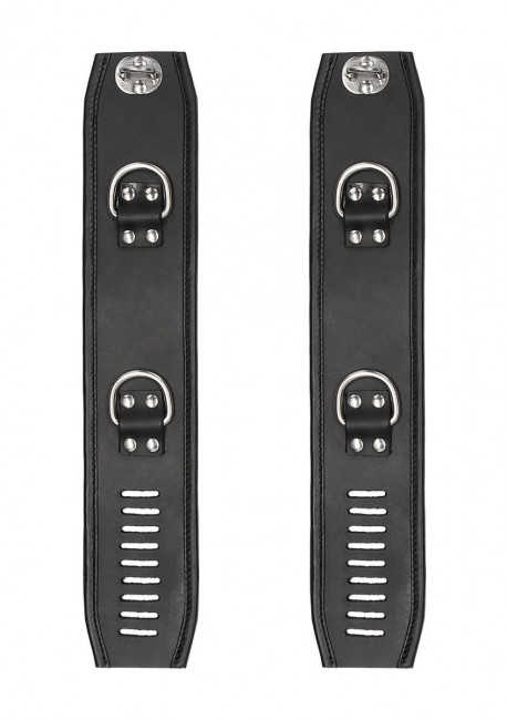 Черные поножи Restraint Ankle Cuff With Padlock Черные поножи Restraint Ankle Cuff With Padlock