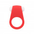 Красное эрекционное кольцо LIT-UP SILICONE STIMU RING 4