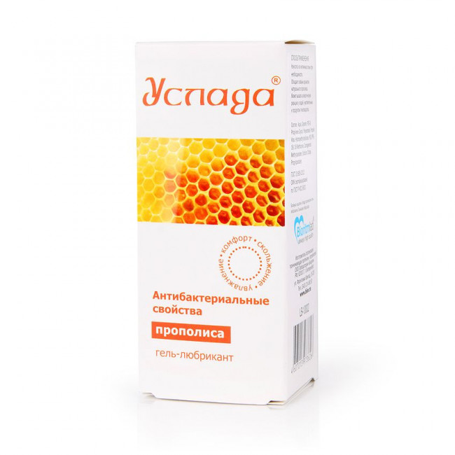 Гель-лубрикант "Услада" с прополисом - 30 гр. Гель-лубрикант "Услада" с прополисом - 30 гр.