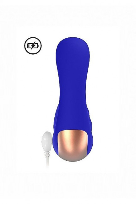 Синий клиторальный стимулятор Fancy - 9,8 см. Синий клиторальный стимулятор Fancy - 9,8 см.