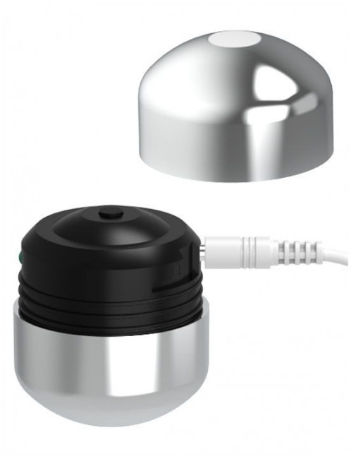 Серебристо-черный клиторальный стимулятор Cute Bullet Серебристо-черный клиторальный стимулятор Cute Bullet