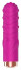 Ярко-розовая рельефная вибропуля Je Taime Silky Touch Vibrator - 9,4 см.