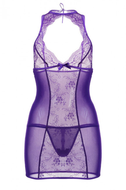 Сорочка с фигурным декольте и трусиками в комплекте Сорочка с фигурным декольте и трусиками в комплекте