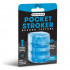 Голубой портативный мастурбатор Zolo Backdoor Pocket Stroker
