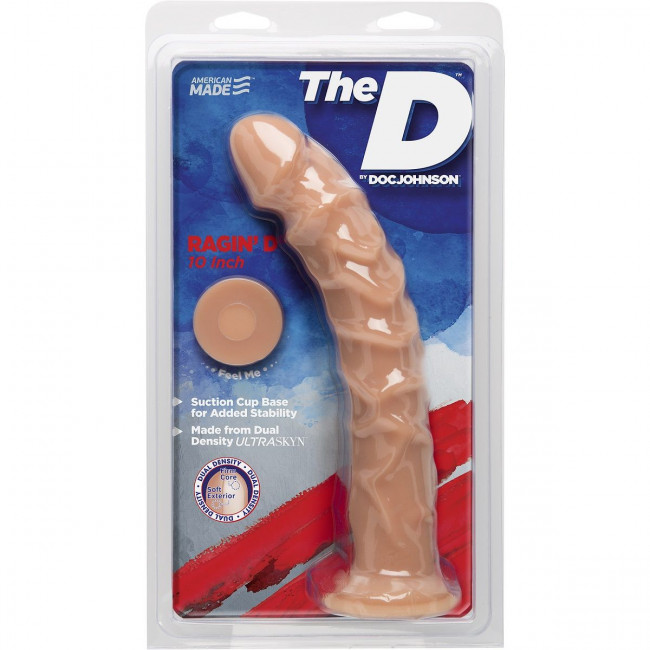 Телесный фаллоимитатор на присоске без мошонки The D Ragin’ D 10" Vanilla - 25,4 см. Телесный фаллоимитатор на присоске без мошонки The D Ragin’ D 10" Vanilla - 25,4 см.