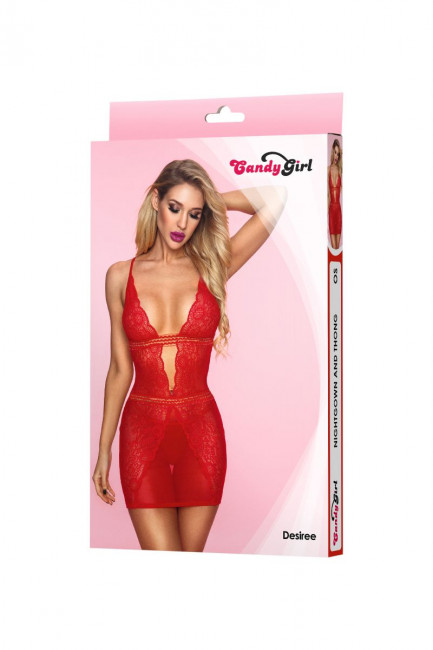 Облегающая полупрозрачная комбинация Desiree Облегающая полупрозрачная комбинация Desiree