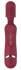 Красный универсальный массажер Silicone Massage Wand - 20 см.