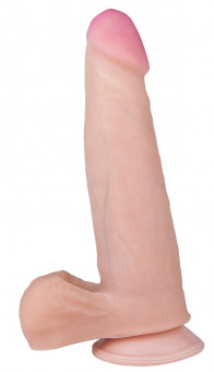 Телесный фаллоимитатор HUMAN COPY 7,3" - 18,5 см.