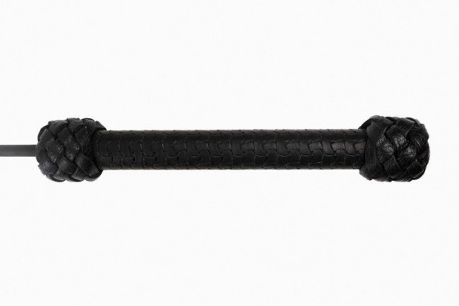 Черный профессиональный стек с тисненной ручкой - 77 см. Черный профессиональный стек с тисненной ручкой - 77 см.