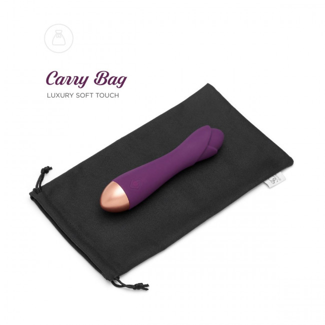 Фиолетовый вибратор Ooh La La Flower Vibrator - 18 см. Фиолетовый вибратор Ooh La La Flower Vibrator - 18 см.