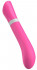 Розовый G-стимулятор с вибрацией Bgood Deluxe Curve - 19,3 см.