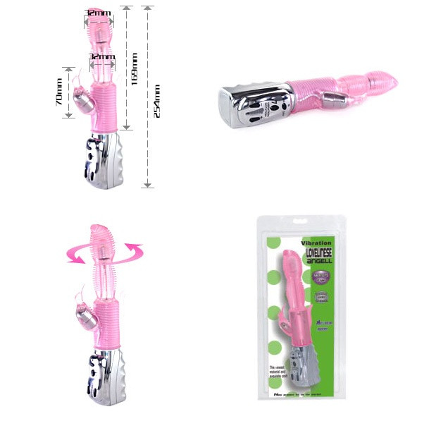 Вибромассажер "Волна" с ротацией, стимуляцией клитора и 7 уровнями вибрации Вибромассажер "Волна" с ротацией, стимуляцией клитора и 7 уровнями вибрации