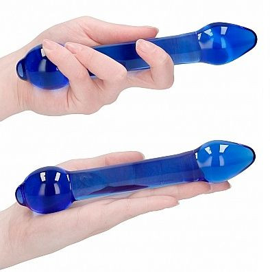 Синий стеклянный фаллоимитатор Treasure - 18 см. Синий стеклянный фаллоимитатор Treasure - 18 см.