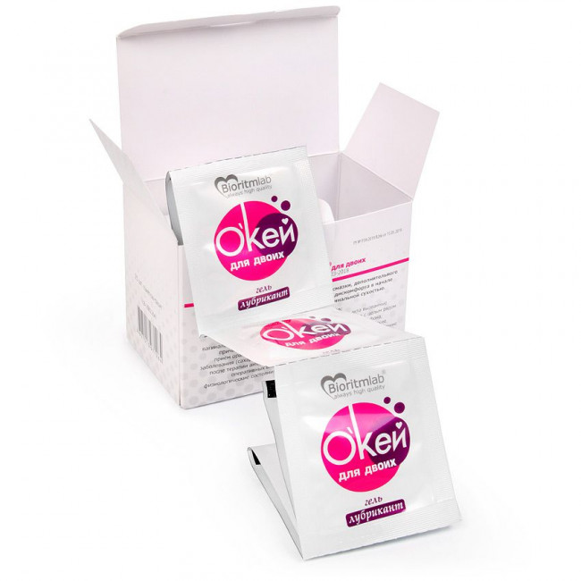 Гель-лубрикант "Окей для двоих" - 25 саше по 4 гр.