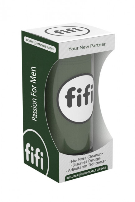 Зеленый нереалистичный мастурбатор FIFI MALE Зеленый нереалистичный мастурбатор FIFI MALE