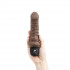 Коричневый вибратор-реалистик 6" Realistic Vibrator - 17 см.
