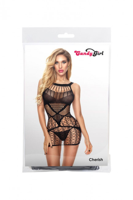 Облегающее платье-сетка Cherish Облегающее платье-сетка Cherish