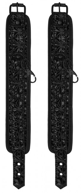 Черные наручники и наножники Luxury Hogtie Черные наручники и наножники Luxury Hogtie