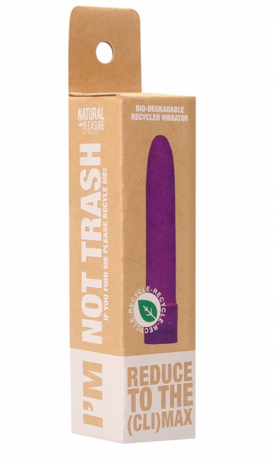 Фиолетовый вибратор 5.5" Vibrator Biodegradable - 14 см. Фиолетовый вибратор 5.5" Vibrator Biodegradable - 14 см.