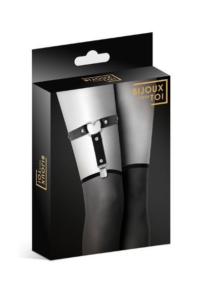 Подвязка с металлическим сердечком Подвязка с металлическим сердечком