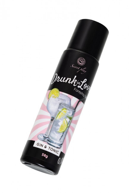 Интимный гель для сосков и интимных зон со вкусом джин-тоника - 58 гр. Интимный гель для сосков и интимных зон со вкусом джин-тоника - 58 гр.