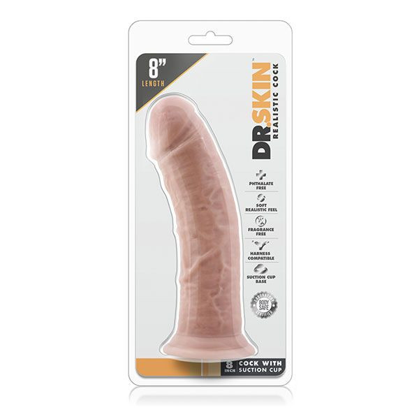 Телесный фаллоимитатор 8 Inch Cock With Suction Cup - 20,3 см. Телесный фаллоимитатор 8 Inch Cock With Suction Cup - 20,3 см.