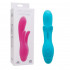 Голубой вибратор INDULGENCE Frolic Bunny - 18,5 см.