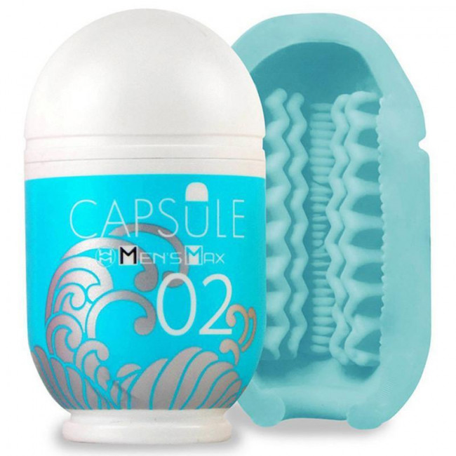 Мастурбатор Men'sMax Capsule 02 - SAZANAMI Мастурбатор Men'sMax Capsule 02 - SAZANAMI