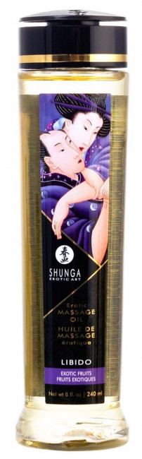 Массажное масло Libido Exotic Fruits с ароматом экзотических фруктов - 240 мл. Массажное масло Libido Exotic Fruits с ароматом экзотических фруктов - 240 мл.