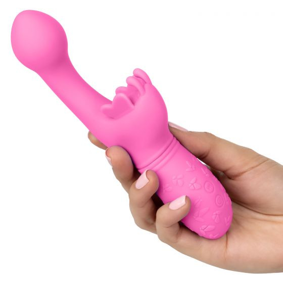 Розовый вибратор-кролик Rechargeable Butterfly Kiss Розовый вибратор-кролик Rechargeable Butterfly Kiss