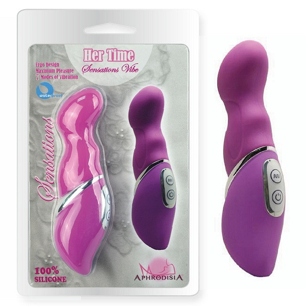 Фиолетовый вибростимулятор для массажа точки G Фиолетовый вибростимулятор для массажа точки G