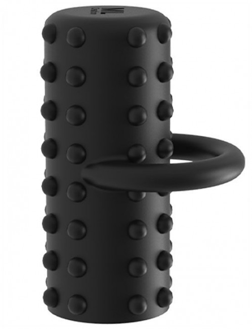 Черная вибропулька на палец Power Finger Черная вибропулька на палец Power Finger