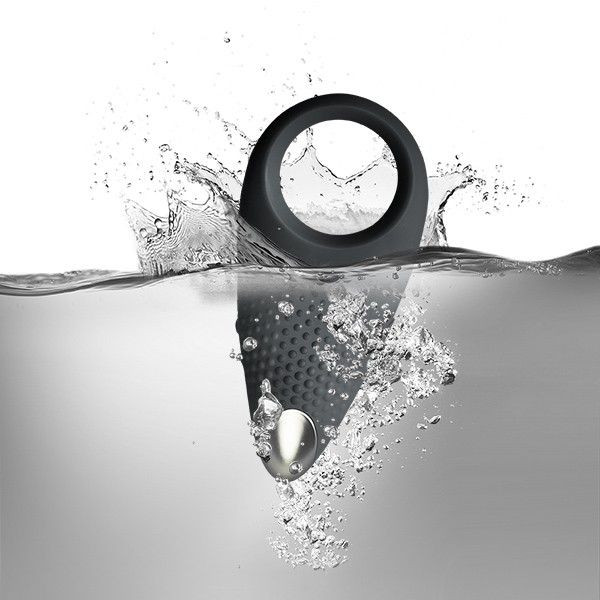 Черное эрекционное кольцо Empower Черное эрекционное кольцо Empower