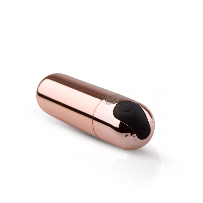 Золотистая вибропуля Rosy Gold Bullet Vibrator - 7,5 см. Золотистая вибропуля Rosy Gold Bullet Vibrator - 7,5 см.