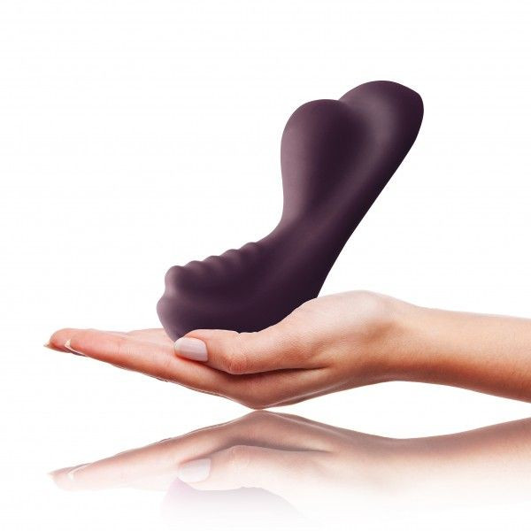 Фиолетовый вибратор Ruby Glow - 20 см. Фиолетовый вибратор Ruby Glow - 20 см.