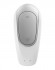 Белый вибромассажёр для пар Satisfyer Double Fun