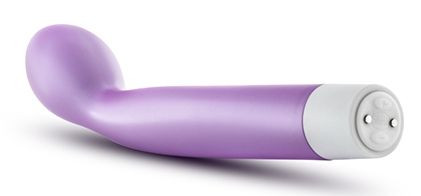 Сиреневый вибратор G Slim Rechargeable - 18 см. Сиреневый вибратор G Slim Rechargeable - 18 см.