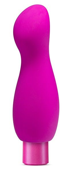 Лиловый вибромассажер B1 - 13,97 см. Лиловый вибромассажер B1 - 13,97 см.