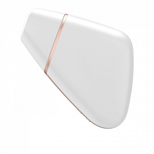 Белый вакуум-волновой вибростимулятор Satisfyer Love Triangle Белый вакуум-волновой вибростимулятор Satisfyer Love Triangle