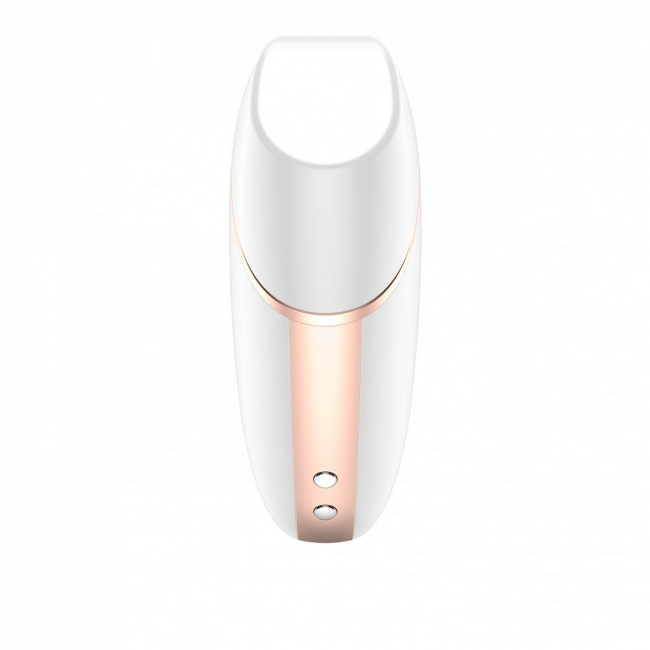 Белый вакуум-волновой вибростимулятор Satisfyer Love Triangle Белый вакуум-волновой вибростимулятор Satisfyer Love Triangle