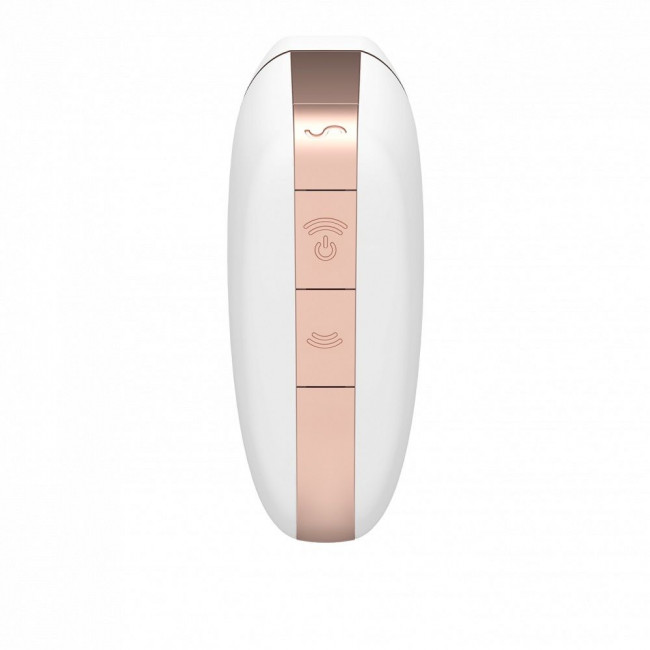 Белый вакуум-волновой вибростимулятор Satisfyer Love Triangle Белый вакуум-волновой вибростимулятор Satisfyer Love Triangle